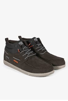 Pitas Marc Water Repellent High Top Boots Dark Tan