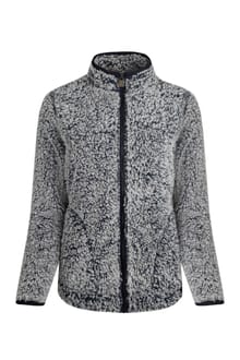 Delilah Cosy Full Zip Fleece Navy