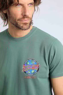 Stop Minnow Artist T-Shirt Dusky Green