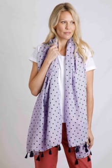 Marelia Eco Printed Scarf Heather