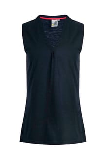 Arenas Organic Outfitter Cotton Vest Navy