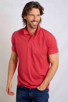 Jetstream Eco Branded Polo Radical Red