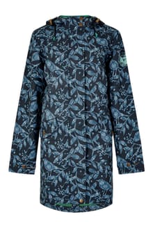 Alinda Printed Showerproof  Jacket Navy