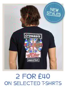 2 for £40 on Selected T-Shirts