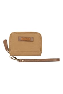 Corfe Washed Canvas Purse Toast