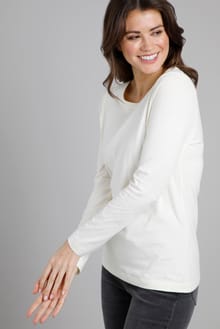 Clermont Outfitter Long Sleeve T-Shirt Light Cream
