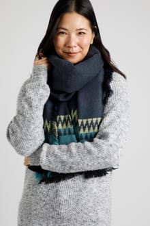 Anetta Eco Patterned Scarf