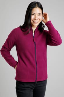 Fernie Full Zip Microfleece Purple Wine