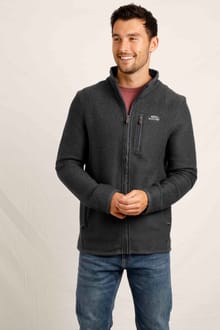 Transom Full Zip Eco Macaroni Sweatshirt Navy