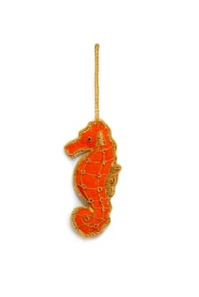 Cordelia Seahorse Decoration Orange