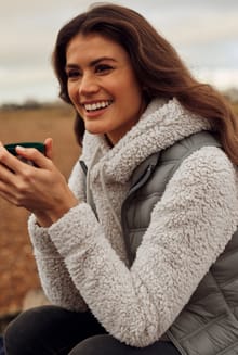 Yara Cosy Fleece Hoodie Oyster