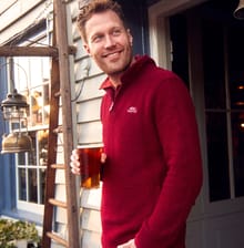 Calder 1/4 Zip Printed Micro Fleece