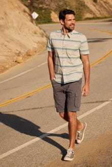 Rigney Cargo Shorts Dark Grey
