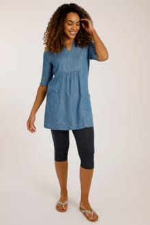 Moa Tencel Tunic Denim