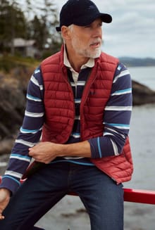 Langtree Lightweight Showerproof Padded Gilet Foxberry