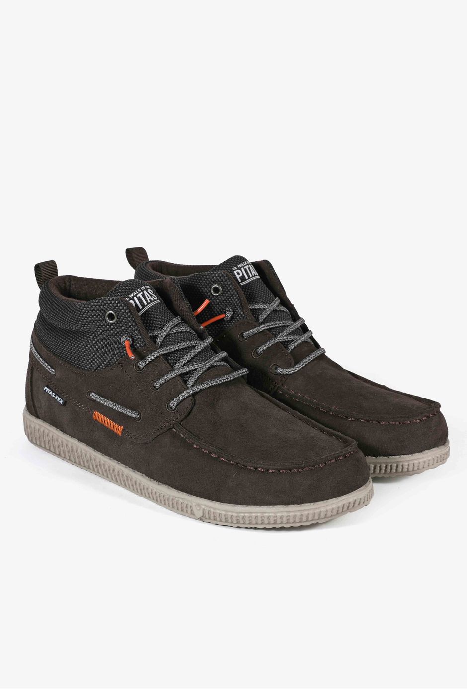 Pitas Marc Water Repellent High Top Boots Dark Tan