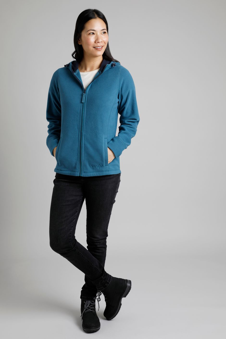 Tara Full Zip Fleece Hoodie Uniform Blue