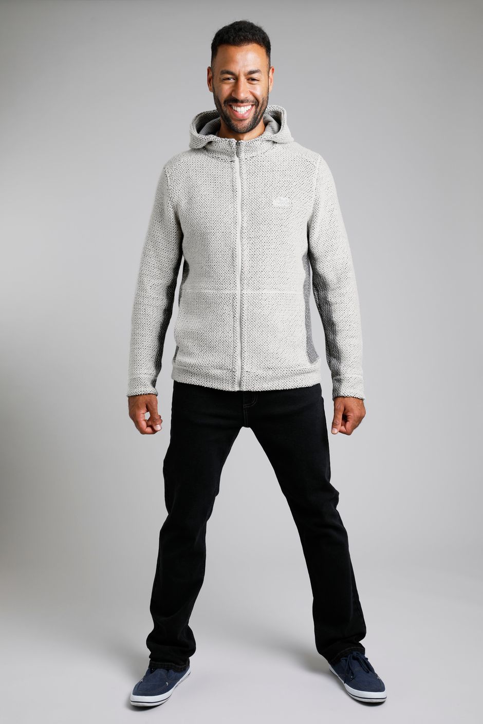 Hawg Full Zip Eco Macaroni Hoodie Sweatshirt Ecru