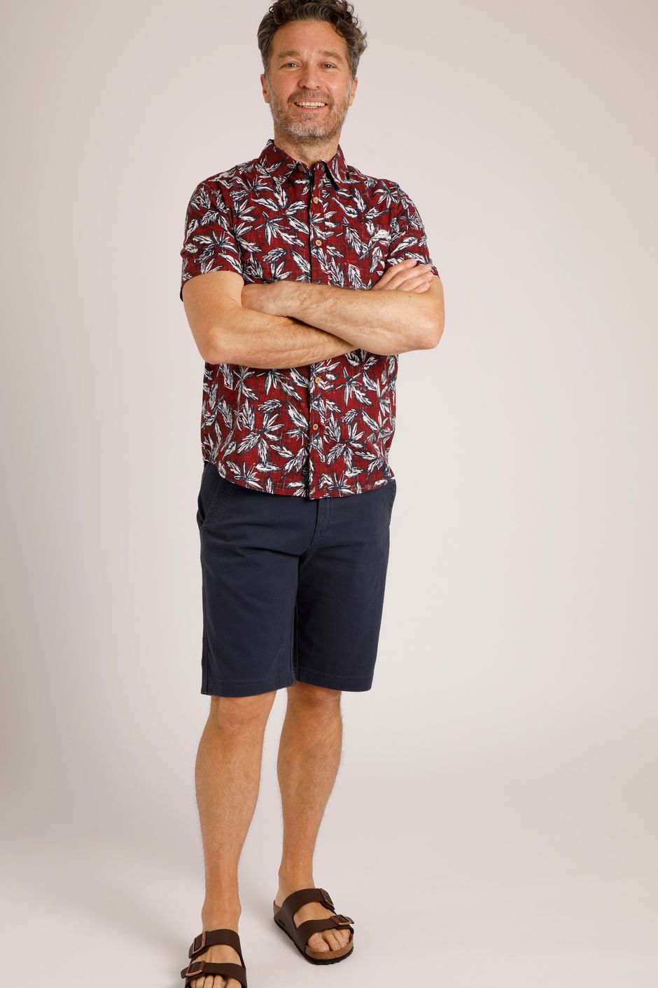 Rayburn Flat Front Shorts Navy